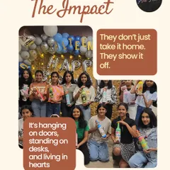 The impact of a handmade gift is powerful. They don't just take it home; they show it off. These creations are hung on doors, placed on desks, and live on in their hearts.