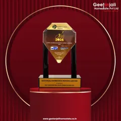 Receiving the 2024 Global Business Leadership Award for being the 'Most Renowned Real Estate Company in Delhi NCR' is a moment of immense pride. This trophy symbolizes our dedication to setting new benchmarks in the industry.