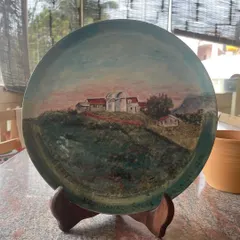 This hand-painted plate was a custom gift for a retiring scientist, depicting the Kodaikanal Solar Observatory. It’s projects like these, full of personal meaning, that I cherish the most.