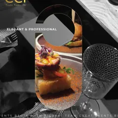 This image, framed by a door hanger, signifies our professional and elegant approach. We don't just cater; we curate experiences, ensuring every detail is crafted to impress and be remembered.