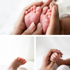 The little things. A collage of detail shots, from tiny feet to grasping fingers, is a must-have to remember how small they once were.