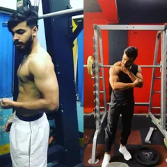 From a lean frame to the 'baby hulk'. This transformation shows what's possible when you combine a solid nutrition plan with disciplined training. We focused on building size and strength, and the results speak for themselves.