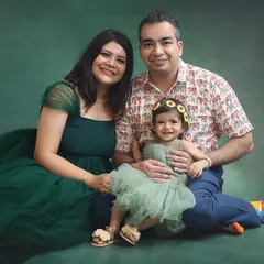 These are the moments that matter most. A simple, love-filled family portrait in my studio. I always encourage parents to join in, creating timeless memories of your family's bond.