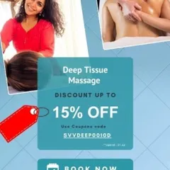 Our deep tissue massage is designed to target chronic muscle tension. This therapy focuses on the deepest layers of muscle tissue, tendons, and fascia to relieve pain and restore mobility.