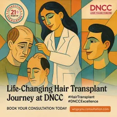 This artwork represents the life-changing journey my patients take at DNCC. As a dermatologist with over two decades of experience, my passion is delivering solutions that truly work, and I am proud to bring my clinical expertise to you.