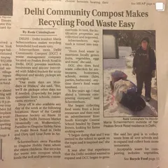 I was so grateful to be featured in The Reporter for my work with Delhi Community Compost. I use my platform to be a voice for the food waste revolution, advocating for better local food systems and solutions, a passion I bring to all my speaking engagements.