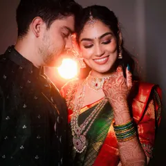 A beautiful, intimate moment between the couple. My goal is to create makeup that not only looks good but also feels comfortable, allowing you to cherish these precious moments without a worry.