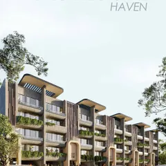 This design stands at the intersection of precision and elegance. Vertical fins draw the eye upward, while terraces layered with greenery blur the boundary between the built form and nature, allowing the architecture to breathe within its urban setting.