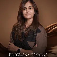This is me, Dr. Yojana Pokarna. As an M.D. in Ayurveda and Kaya Chikitsa, I bring my expertise in holistic healing and Panchakarma to the heart of Orijine, prescribing balance for chronic conditions and modern lifestyle diseases.