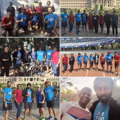 A collage from a typical Sunday morning with the crew. We started with a run in Cubbon Park and finished with some speed work at Kanteerava Stadium. This shows the variety you can expect from our weekly meetups.
