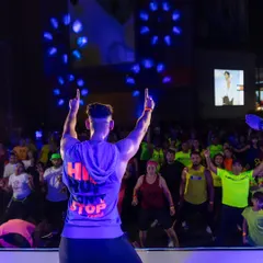 On stage, under the lights, leading hundreds of you. This is what pure joy looks like. You are not here to shrink, you are here to shine, and I am here to cheer you on.