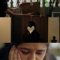 More scenes from the 'Bhavachitrave' music video. The imagery of a wicker basket, a white bow, and introspective moments were all chosen to build the narrative of the song.