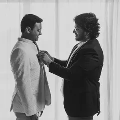 A personal touch from me to the groom, making sure every detail of his attire is perfect before he walks down the aisle. I am there for my clients every step of the way.