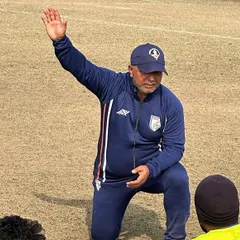 Our mentor coach, Keshav Sir, an AIFF C and D license instructor, guiding our coaches. We believe in continuous education for our staff.