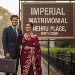 A glimpse of our presence in Nehru Place, South Delhi. This image of a happy, professional couple represents the elite clientele we serve from our established office.