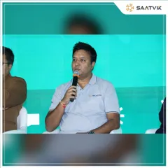 Our CEO, Mr. Prashant Mathur, sharing insights on the 'Solar Module Market Outlook' at the REI Expo. He discussed the export outlook, talent development, and our contribution to India's self-reliance in the solar value chain.
