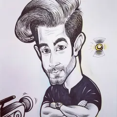 I recently got the chance to draw this caricature of veteran television actor Namik Paul. It's always fun to draw faces that are recognized and loved by many.