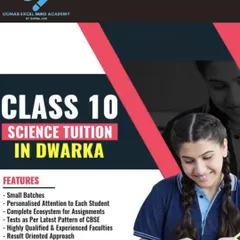We offer specialized Class 10 Science tuition in Dwarka. Our result-oriented approach includes small batches, personalized attention, and tests based on the latest CBSE pattern to ensure success.