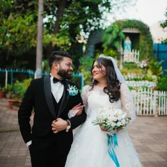 A quiet walk together after a Christian wedding ceremony. I aim to capture both the formal portraits and the relaxed, candid moments that follow, showing your natural interactions as a newly married couple.