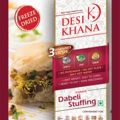 A new launch, first in India. We now offer freeze-dried Dabeli stuffing. Enjoy the authentic taste of this popular street food anytime by just adding water.