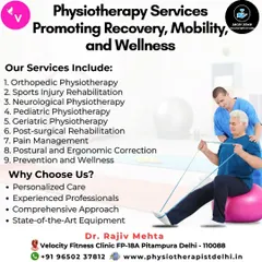 Here we list our core physiotherapy services, including orthopedic, sports injury, and post-surgical rehabilitation. Our comprehensive approach ensures we can promote recovery, mobility, and overall wellness for a wide variety of patient needs.