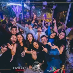 The best view is seeing a happy crowd. This is what it's all about, friends and good times ringing in the new year together at my gig.