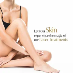 Envision skin that is effortlessly smooth and radiant. Our laser treatments are designed not just to remove hair, but to enhance your skin's overall texture and tone for a flawless finish.