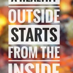 True health and radiance are not just skin deep. A healthy outside is a direct result of nourishing your body from the inside with good food and positive habits.