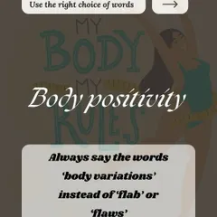 The words we use matter. As part of my coaching on etiquette and communication, I emphasize using mindful and respectful language. Choosing words like 'body variations' instead of 'flaws' fosters a culture of body positivity and empathy.