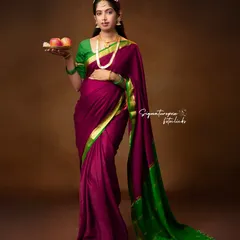 Inspired by the timeless elegance of Raja Ravi Varma's paintings, this portrait turns a maternity photo into a piece of fine art. We use classic draping, rich colors, and traditional jewelry to create a legacy portrait that honors your heritage.