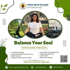 This poster summarizes the many benefits of joining my yoga classes. From increased flexibility and better posture to pain relief and improved joint health, my goal is to help you balance your soul and live a healthier life.