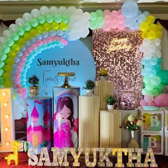 Another view of this popular rainbow and princess setup, highlighting its picture-perfect quality.