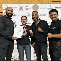 This is the result of discipline. One of my students receiving her certificate and medal at the Kerala Nationals 2024, ready to take her skills to the next level.