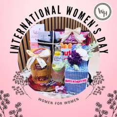 Women for women. This International Women's Day hamper is a celebration of strength and grace, packed with goodies to make her feel appreciated.