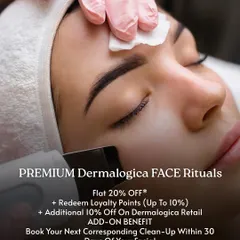 Experience a facial that is tailored just for you. My Premium Dermalogica Face Rituals use professional products to address your unique skin concerns, helping you achieve a healthy, balanced complexion.