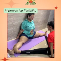 Working one-on-one allows me to help clients safely explore poses that improve leg flexibility. With careful support, we can gradually increase range of motion without strain.