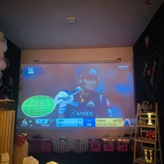 Match day madness. An IPL final being screened in our private theatre. It's the best way to watch the game with your friends without any distractions.