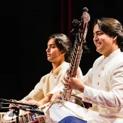 A moment of joy on stage in Nairobi, Kenya. The warmth from the audience was incredible, and it was an honor to perform for Navrang Fine Arts.