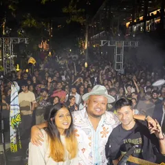 Whether it's the full 6-piece band or my intimate acoustic trio, we connect with the crowd on another level. Here's a shot with my trio after an amazing night, sharing the love with an audience that gave us everything.