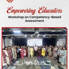 A poster for our "Empowering Educators" workshop on Competency-Based Assessment. We are committed to the professional development of our faculty to ensure pedagogical excellence.