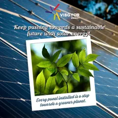 We believe that every panel installed is a step towards a greener planet. This image of a plant growing over solar panels symbolizes our commitment to pushing towards a sustainable future with solar energy.