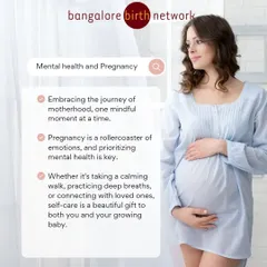Pregnancy is a rollercoaster of emotions, and prioritizing your mental health is key. Taking a calm walk, practicing deep breaths, or connecting with loved ones are beautiful gifts to both you and your growing baby.