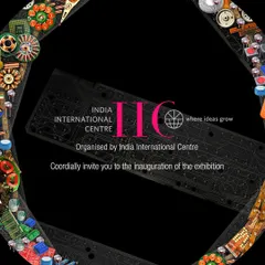 An invitation to my solo exhibition, "ECOINNOVATIONS," at the India International Centre, New Delhi.