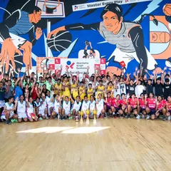 The energy is electric when you bring together the best young talent from across the country. All the teams celebrating together after a hard-fought tournament at our academy.