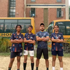 Three of our stars, Alisha, Prapti, and Aayushi, were selected for the Delhi U14 squad for the School National Championship. It's a proud moment to see them represent our academy and the state.