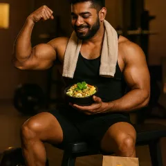 You put in the hard work at the gym, so let me handle the fuel. This is what it looks like when your nutrition perfectly matches your training. This high-protein meal is designed to help you recover, build muscle, and see the results you're grinding for.