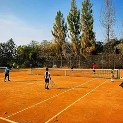 A duplicate shot of our young players during a training session on a sunny day.
