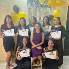 Celebrating the success of another batch of certified mehndi artists. Each student in this picture has worked hard to complete the course, and I am confident they have the skills to build their own businesses.