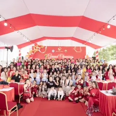 A group photo from the grand opening of VNYO Global Yoga Centre in Vietnam. It was a privilege to be part of this momentous occasion with leaders of the Vietnam yoga industry.