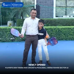 We were thrilled to inaugurate our new Player's Den Tirang Arena in Rohini Sector 13. This facility offers top-notch box cricket and pickleball courts, expanding our mission to bring quality sports infrastructure to more neighborhoods.